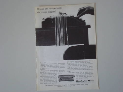 Advertising pubblicità 1961 - pubblicità,